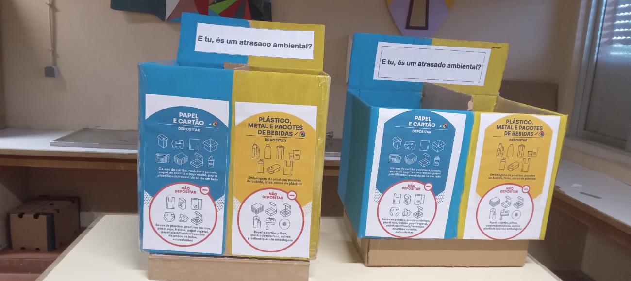 Ecopontos de embalagens e de papel