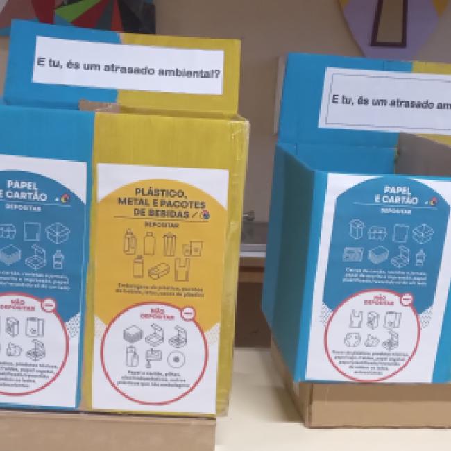 Ecopontos de embalagens e de papel