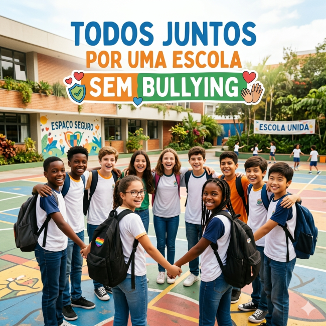 Todos juntos por uma escola sem bullying
